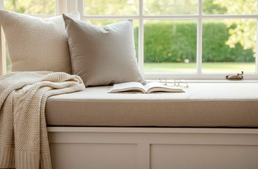 banco a medida con espuma