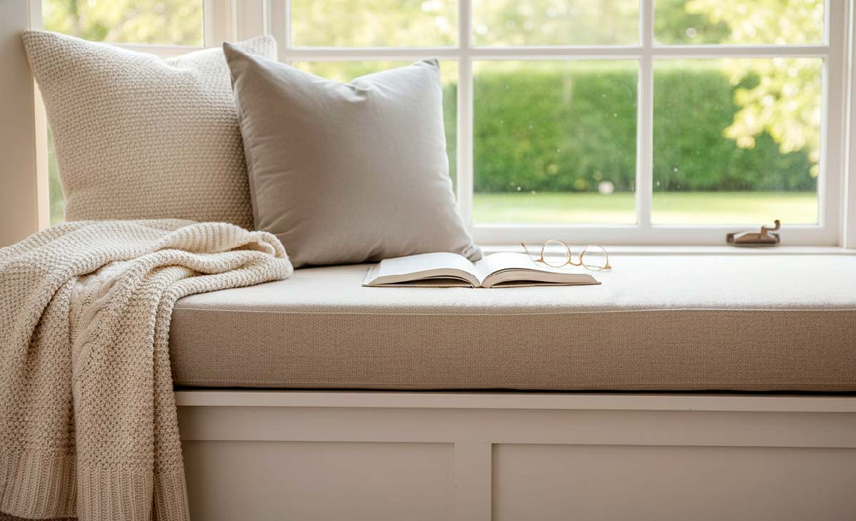 banco a medida con espuma