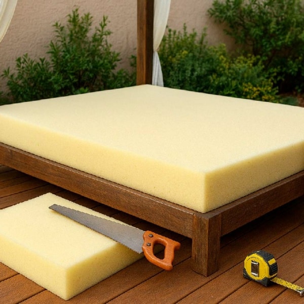 Cómo hacer una cama balinesa con espuma a medida