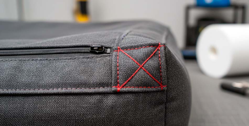 cama para perro con espuma a medida