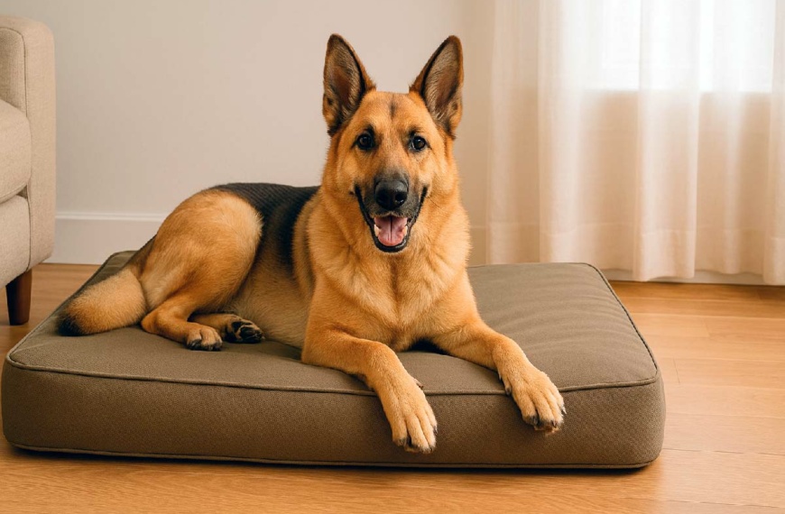 cama para perro de espuma a medida