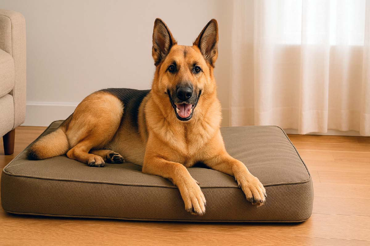 cama para perro de espuma a medida