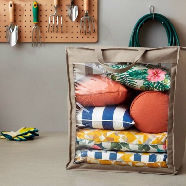 Cómo guardar y proteger los cojines de exterior en invierno