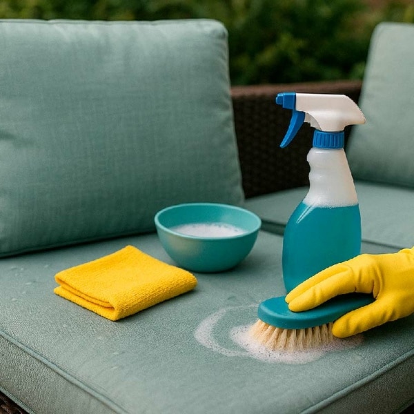 Cómo limpiar cojines de exterior para dejarlos como nuevos