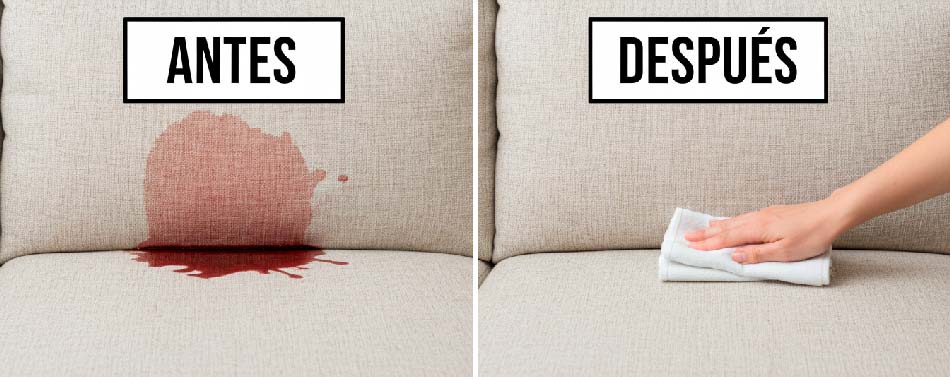 limpiar la tapiceria de un sofa