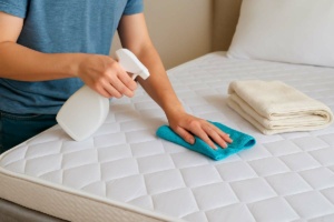 limpiar topper de espuma