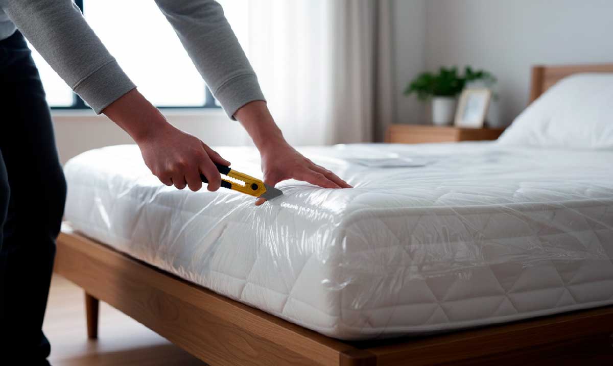 tiempo colchón envasado al vacío